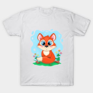 Little cartoon FOX. T-Shirt